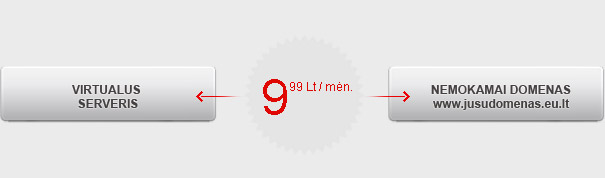 interneto svetainės talpinimas