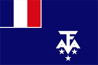 [domain] Французские Южные и Антарктические территории Флаг