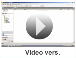 Konfiguration der Email - MS-Outlook 2003 (Video vers.)